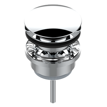 Слив-перелив THG Mille Nuits - Clear crystal для раковины с решеткой