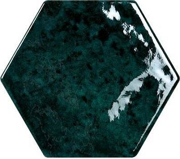 Керамическая плитка Tonalite Esamarine Esagona Petrolio 16,2X18,5 Lucida