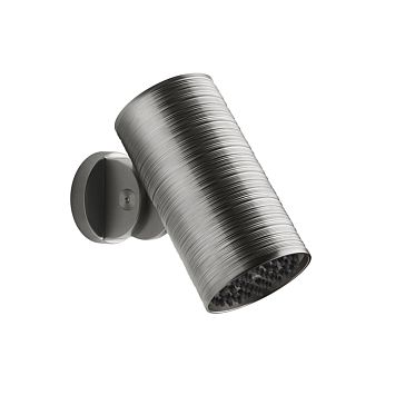 Gessi 316 Trame Верхний душ 79 мм., с настенным креплением, тропический ливень, Steel Brushed