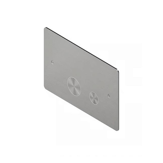 QuadroDesign Клавиша смыва для инсталляции Geberit, цвет: brushed stainless steel