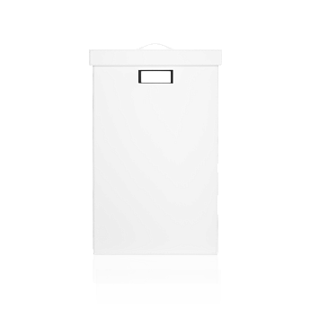 Decor Walther 0924750 - BROWNIE WB Корзина для белья Имитация кожи белая
