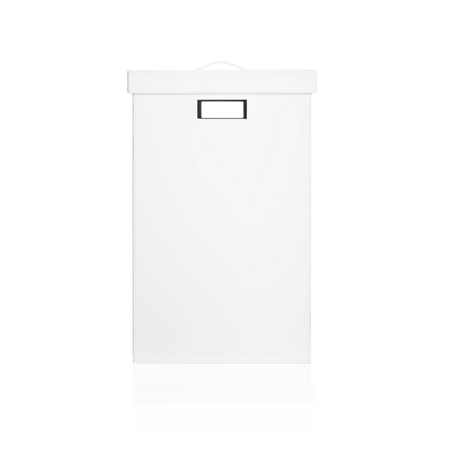 Decor Walther 0924750 - BROWNIE WB Корзина для белья Имитация кожи белая