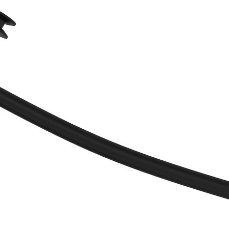 Полка выгнутая Сунержа 370, Матовый чёрный