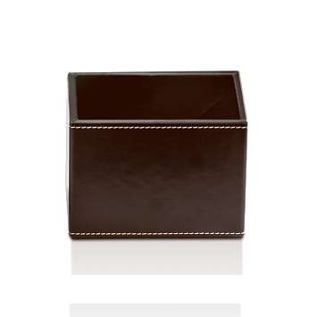 ПО ЗАПРОСУ! Decor Walther 0931290 - BROWNIE UB Универсальная коробка Имитация кожи темно-коричневая