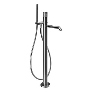 Gessi Habito Trame Смеситель для ванны напольный, однорычажный, хром