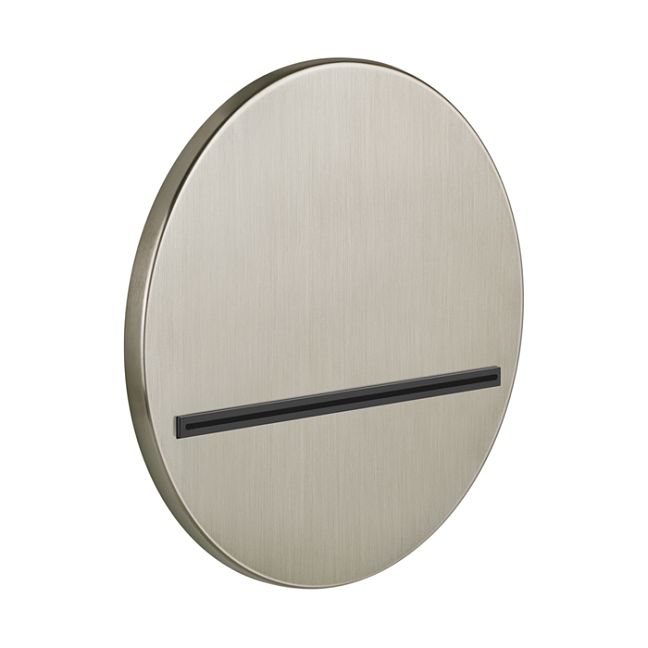 Gessi Venti20 Излив настенный 207 мм., каскадный, Finox Brushed Nickel