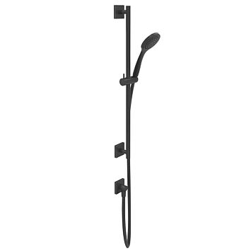 Gessi Rilievo Штанга в комплекте с душевой лейкой, шланг 1,50 м, вывод воды из стены, nero XL