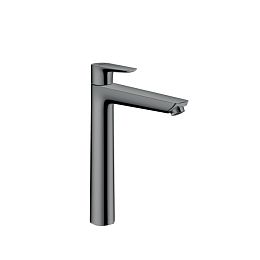 Смеситель для раковины Hansgrohe Talis E 240, на 1 отв, с донным клапаном, излив 183мм, цвет: шлифованный черный хром купить в Москве: интернет-магазин StudioArdo