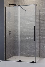 Дверь Furo KDJ Black 62,2x200 прозрачное 8 мм правая 1/3 купить в Москве: интернет-магазин StudioArdo