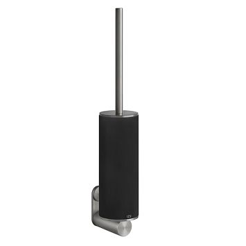 Gessi 316 Ершик настенный, черная колба/steel brushed
