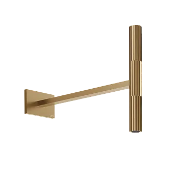Gessi Incastri Верхний душ, цвет 726 Warm Bronze Brushed PVD