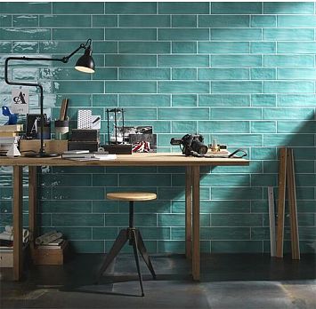 Керамическая плитка Tonalite Joyful Turquoise 10X20 Lucida
