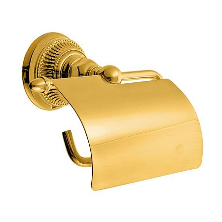 Nicolazzi Impero Держатель туалетной бумаги с крышкой, цвет: золото