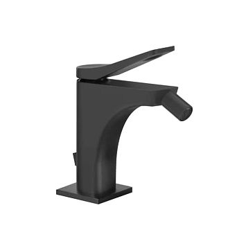 Gessi Rilievo Смеситель для биде на 1 отв., с донным клапаном излив 114мм, nero XL
