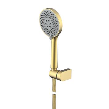 Nemo NM-8012-BG Ручной душ с держателем душа (АБС) BRUSH GOLD (БРАШИРОВАННОЕ ЗОЛОТО)
