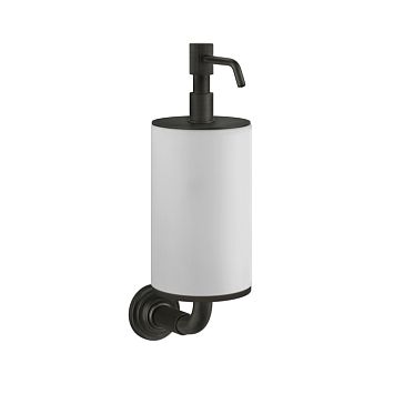 Gessi Venti20 Дозатор для жидкого мыла подвесной, белый, фурнитура Aged Bronze
