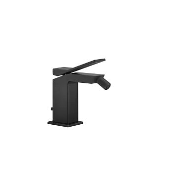 Gessi Rettangolo K Смеситель для биде на 1 отверстие, с донным клапаном, черный