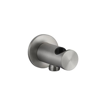 Gessi 316 Держатель для душевой лейки с выводом воды на 1/2, steel brushed