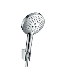 Душевая система Ручной душ Hansgrohe Raindance Select S 120 Port, с держателем, цвет: хром купить в Москве: интернет-магазин StudioArdo