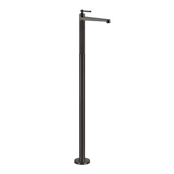Gessi Venti20 Смеситель напольный для раковины, излив 208 мм, внешняя часть, Black Metal Brushed PVD