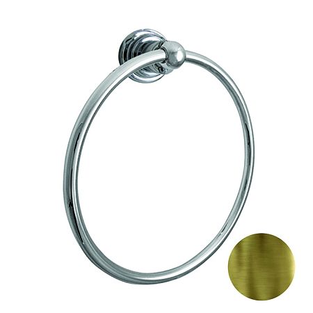Nicolazzi Accessori Полотенцедержатель-кольцо настенный, цвет: бронза