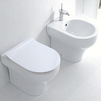 Сиденье для унитаза Olympia Clear быстросъемное с микролифтом, белое, петли хром