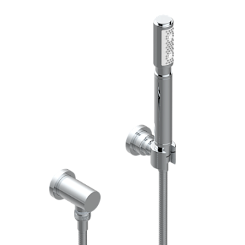 Душ ручной THG Estrela встраиваемый в стену, шланг, стационарный кронштейн и колено для душа