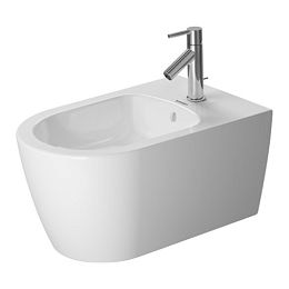 Duravit Me by Starck Биде подвесное 570х370 мм,  с 1 отв. под смеситель, с креплением, цвет: белый купить в Москве: интернет-магазин StudioArdo