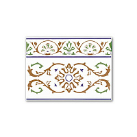 Керамическая плитка Ceramica Ribesalbes Zocalo Cenefa  43 15x20 купить в Москве: интернет-магазин StudioArdo