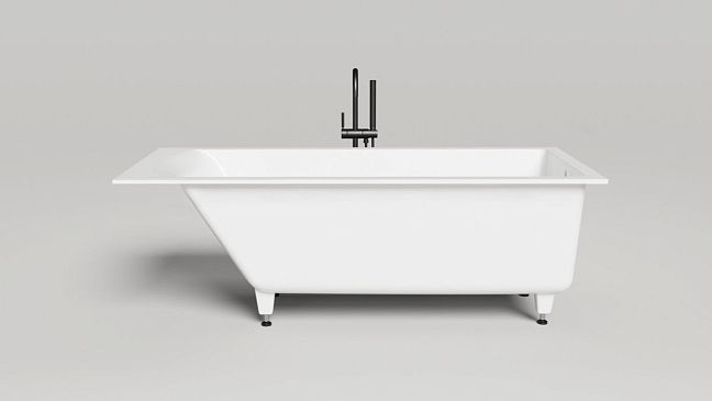 Ванна встраиваемая Cascata 170x70, матовая, покраска по RAL полностью