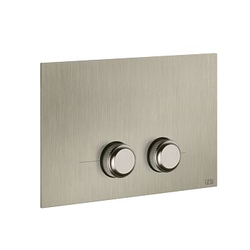 Gessi Venti20 Клавиша смыва для унитаза двойная, для инсталляций Geberit Sigma8 и Sigma12, Brushed Brass PVD