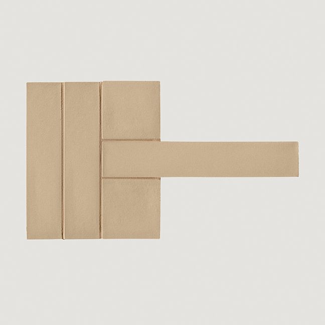 Mutina Керамогранит Weaving Si Fang Cream 35,7x20,3 Matt