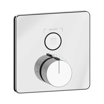 Gessi HI-FI Comfort Смеситель настенный встраиваемый, термостатический, с 1 запорной кнопкой, хром