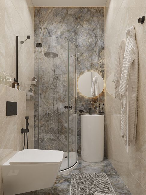 Emil Ceramica Керамогранит Tele Di Marmo Revolution Blu Ande 60х120