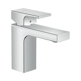 Hansgrohe Vernis Shape Смеситель для раковины однорычажный 100 с металлическим сливным гарнитуром хром купить в Москве: интернет-магазин StudioArdo