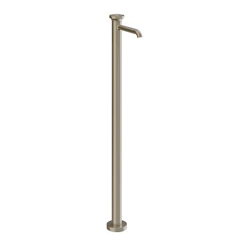 Gessi Origini Смеситель напольный (внешняя часть)., в компл с отделочной вставкой, Finox Brushed Nickel