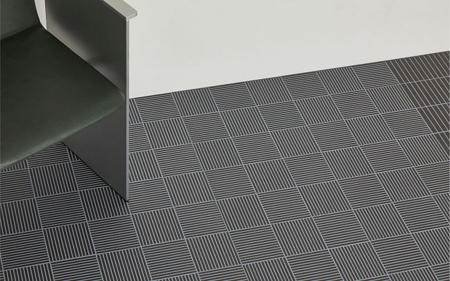 Керамогранит Mutina Fringe Bold Anthracite 12,3x12,3