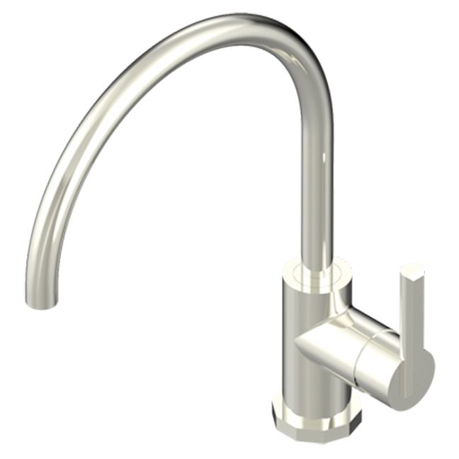 THG Les Ondes &agravee; manettes Смеситель для раковины, на 1 отв., цвет: Matt nickel