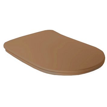 Сиденье Slim для унитаза Kerasan Tribeca, микролифт, цвет: Bruno matt