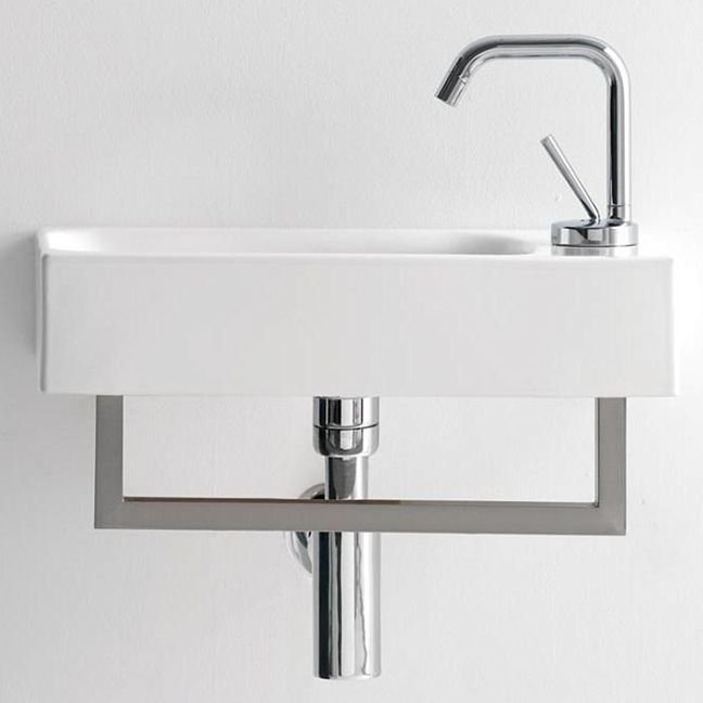Раковина Kerasan  Cento  45х25 см, 1 отв., цвет: белый