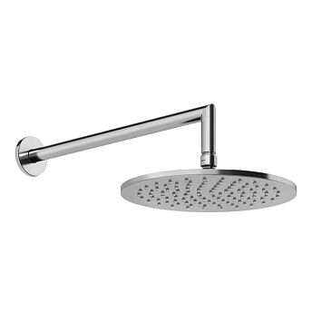 Gessi Anello/Ingranaggio Душевая головка для настенного крепления, поворотная с шарниром, D250 мм, хром