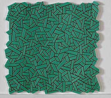 Микромозаика Sergio Savino Fasce Lisce 30x30 Verde Traffico