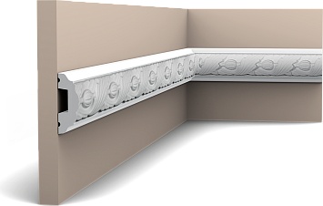 Молдинг Orac Décor P1020F гибкий полимер 200,0 x 2,4 x 4,9