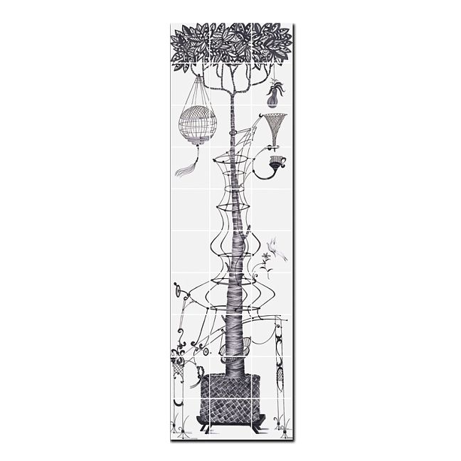 Керамическая плитка Ceramica Bardelli Cuban Black 6 20x20 комплект 30 шт