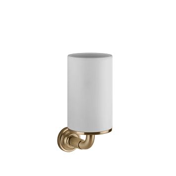Gessi Venti20 Стакан подвесной, белый, фурнитура Warm Bronze Br. PVD