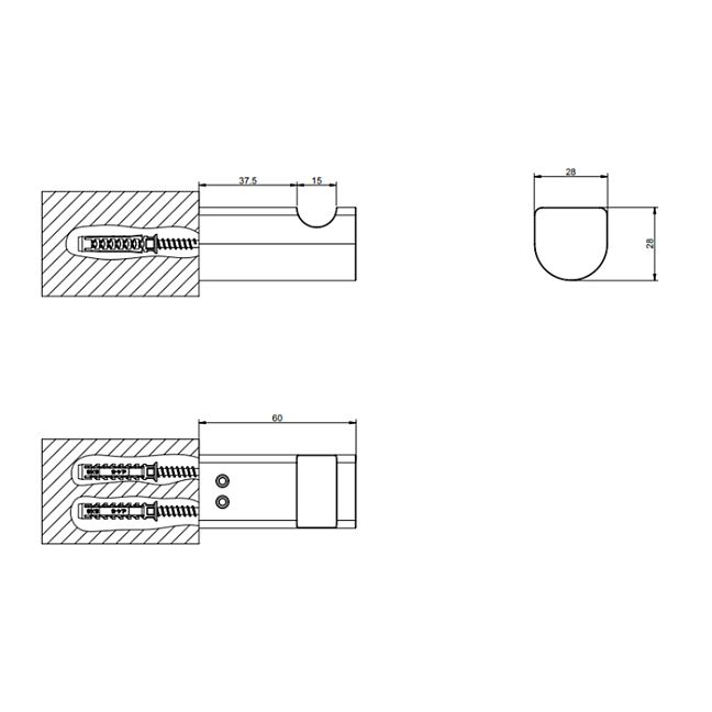 Gessi Rilievo Крючок одинарный, хром