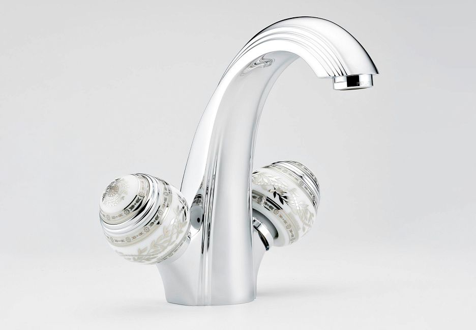 Смесители THG Marquise porcelaine blanche