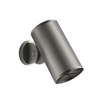 Gessi 316 Diamantato Верхний душ 79 мм., с настенным креплением, водопад, Steel Brushed