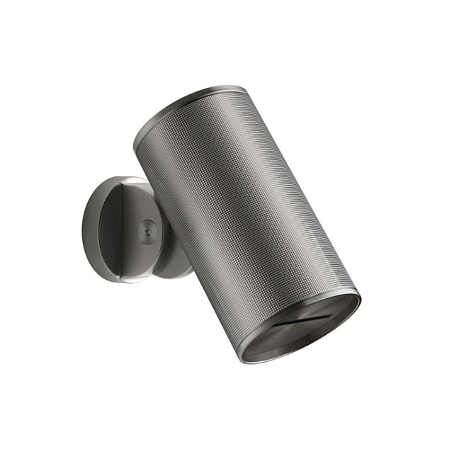 Gessi 316 Diamantato Верхний душ 79 мм., с настенным креплением, водопад, Steel Brushed
