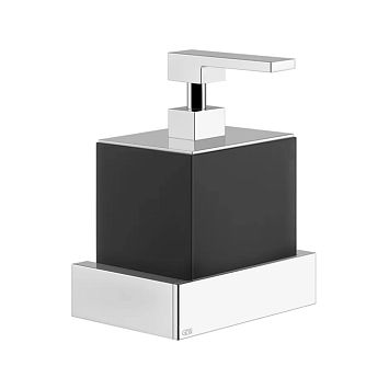 Gessi Rettangolo Дозатор для жидкого мыла подвесной, хром/черный